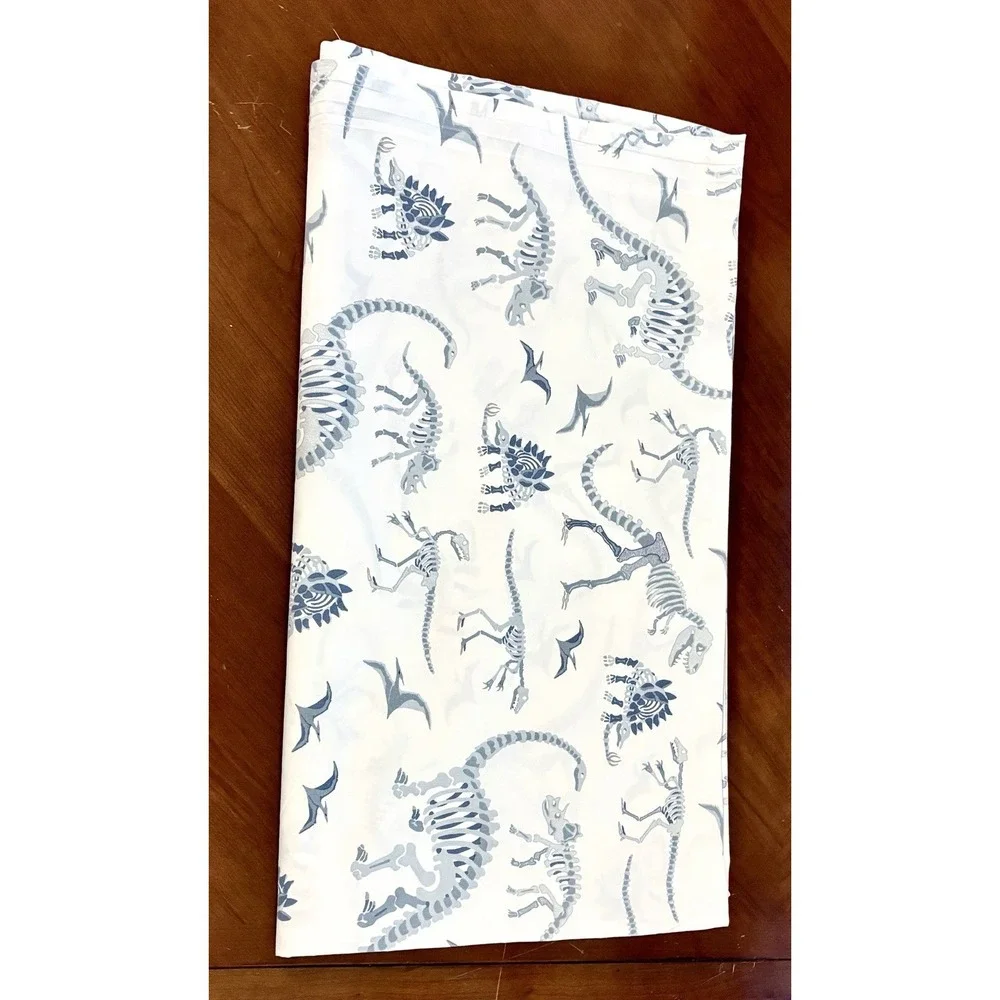 Pottery Barn Kids Full Flat Sheet Dinosaur Bones